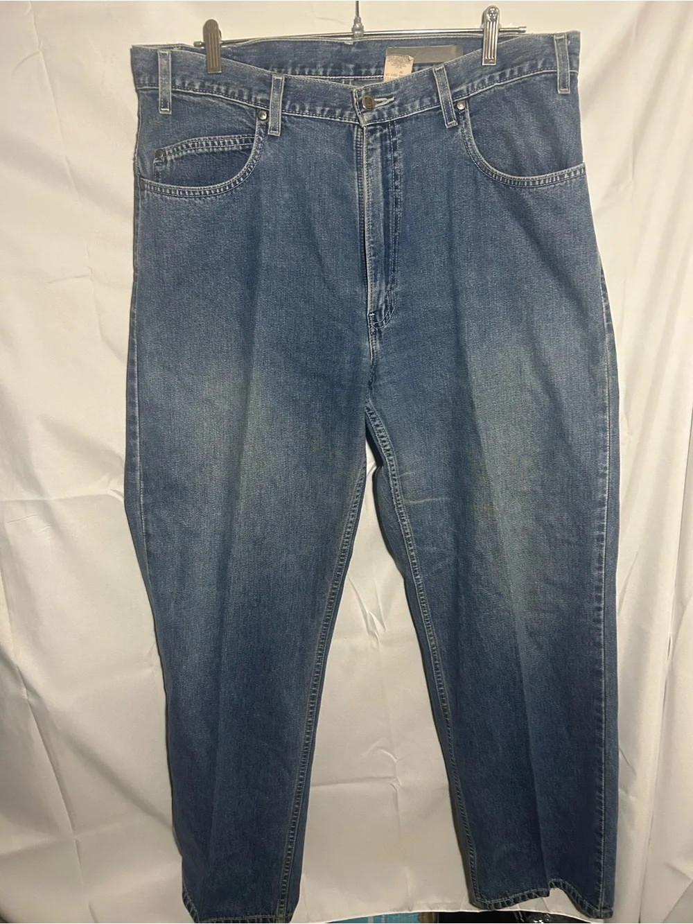 Vtg Levis L2 Baggy Wide Leg Skate Jeans 36x31 (Tag 36x32) 13” Rise Y2K Mexico‎